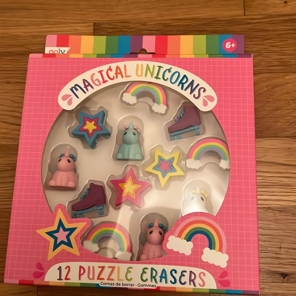 Set of 12 Ooly easers New in box